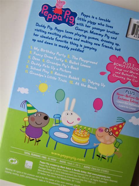 peppa pig  birthday party dvd review  giveaway sponsored frugal