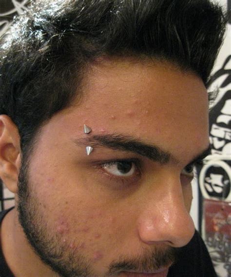 girls  eyebrow piercings  guys
