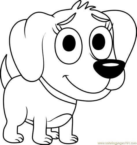 pound puppies poopsie coloring page  kids  pound puppies