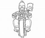 Simpsons Characters Pages Coloring Simpson Template sketch template