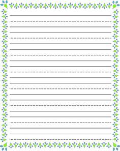 kids lined paper lined writing paper handwriting paper lined paper