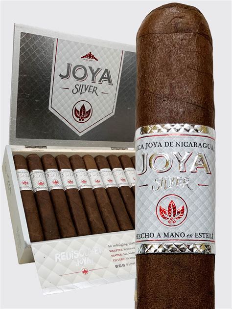 joya de nicaragua silver robusto  cigars daily