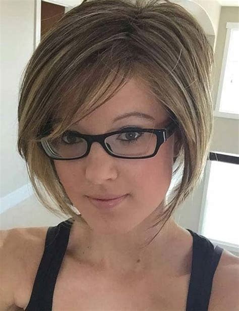 23 Captivating Hairstyles With Bangs And Glasses For Women