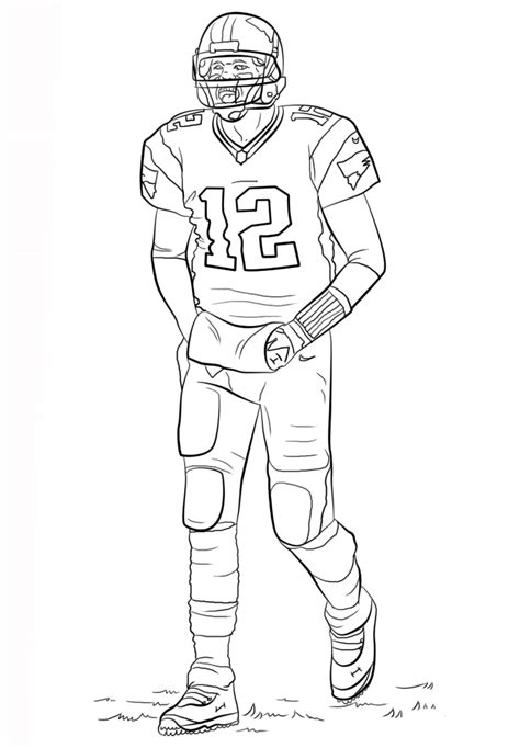 nfl football players coloring pages home