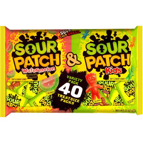 sour patch kids watermelon soft chewy candy  oz  count