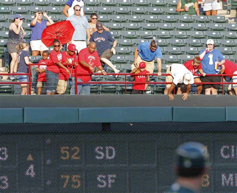 texas rangers fan dies after fall while trying to catch ball from josh