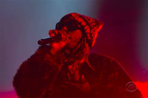 missinfo tv lil wayne performs “don t cry” on ‘the late