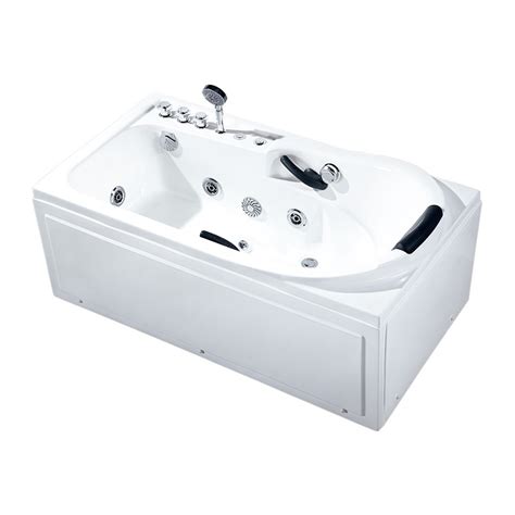 K 8605 Headrest Hydro Whirlpool Massage Bath Tub Acrylic Single Person