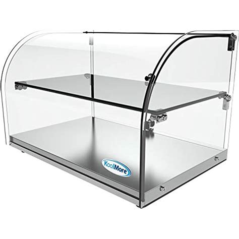Koolmore 22 Commercial Countertop Bakery Display Case Front Curved