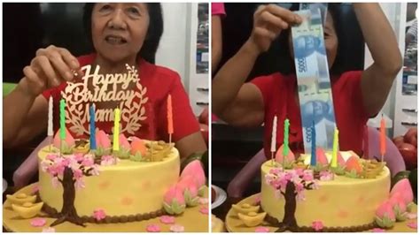 Viral Kue Ultah Untuk Sang Ibu Di Usia 71 Tahun Terselip