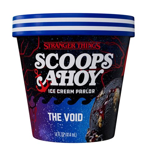 Scoops Ahoy Vanilla Void Cookie Ice Cream Stranger Things Netflix 14oz