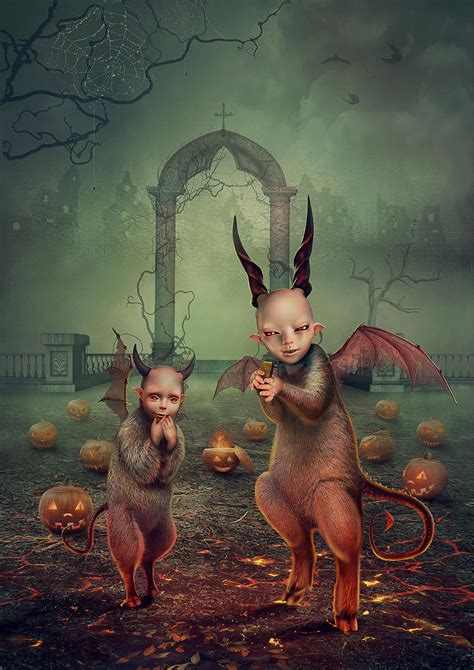evil spirits halloween  vasylina  deviantart