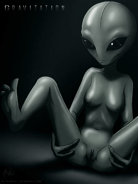 Rule 34 Alien Alien Girl Ay Lmao Big Eyes Breasts Female Grey