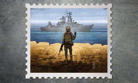 Ukraine Reveals ‘russian Warship Go Fuck Yourself ’ Postage Stamp