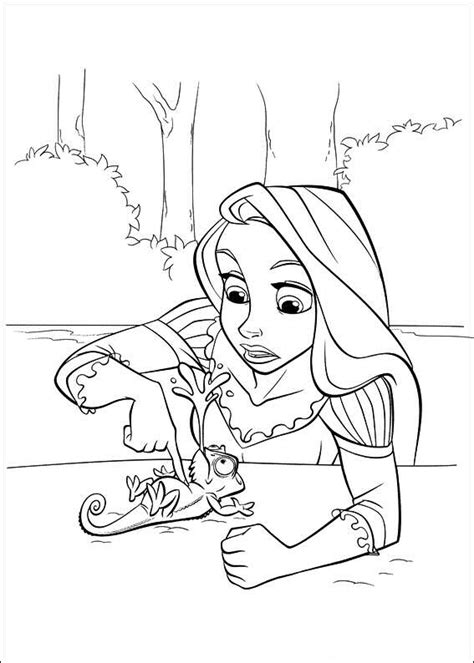 kleurplaten en zo kleurplaten van rapunzel