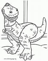 Coloring Toy Story Pages Rex Colouring Printable Print Characters Kids Colour Colorare Da Sheets Disney Dinosaur Color Tyrannosaurus Cartoon Getcolorings sketch template
