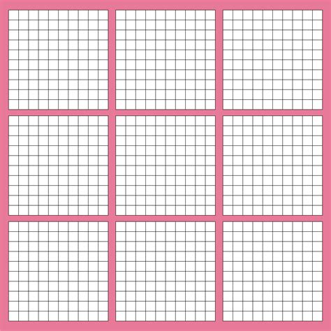 square grid printable