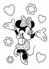 Minnie Mouse Coloring Christmas Pages Printable Getcolorings Print sketch template