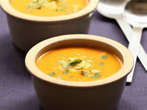 Soupe potiron carotte - Recettes : recette sur Cuisine Actuelle