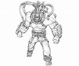 Arkham Knight Bane Asylum Getcolorings Coloringhome Popular sketch template