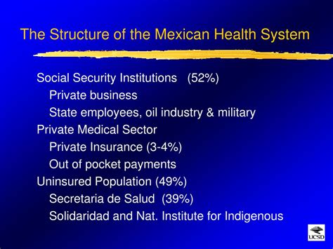 structure   mexican health system powerpoint