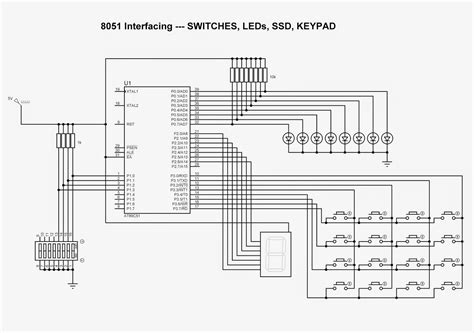 microcontroller  interfacing  led switch ssd  keypad