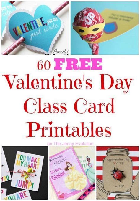 valentines day class card printables  children valentines