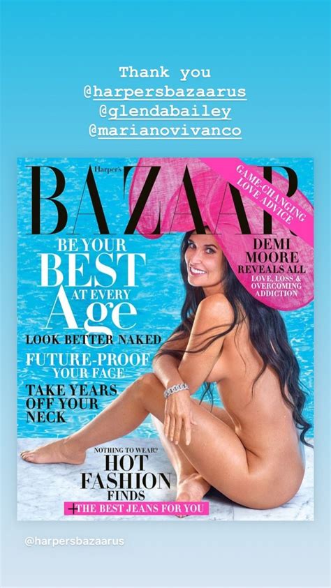 demi moore nude for harper s bazaar 2019 4 pics the