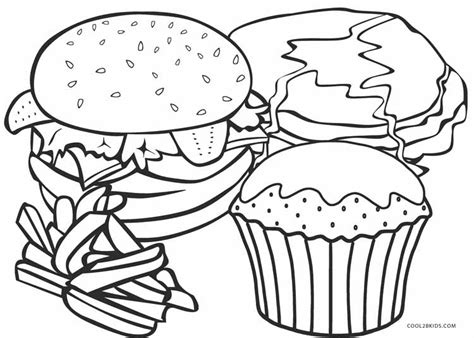printable food coloring pages  kids coolbkids