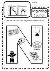 Nn Sounds Kindergarten Teachers sketch template