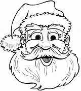 Santa Coloring Claus Christmas Drawing Clip Pages Kerstman Outline Printable Clipart Face Book Kids Cliparts Sketch Save Filminspector Library Popular sketch template