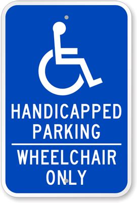 wheelchair access signs