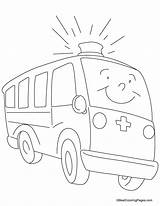 Coloring Ambulance Pages Emergency Vehicle Hospital Clipart Fast Getcolorings Moving Library Sketch Getdrawings Popular Print sketch template
