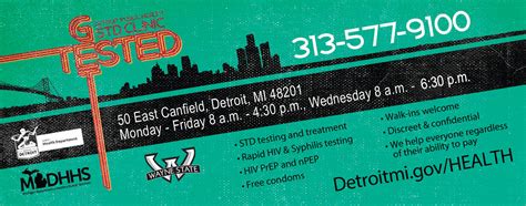 sexually transmitted diseases clinic city of detroit