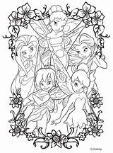 Disney Fairies Coloring Crayola Pages Print sketch template