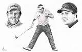 Phil Mickelson Elliott Murphy Golf Drawing Fineartamerica Crazy Choose Board sketch template