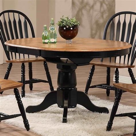 missouri  dining table black rustic oak eci furniture