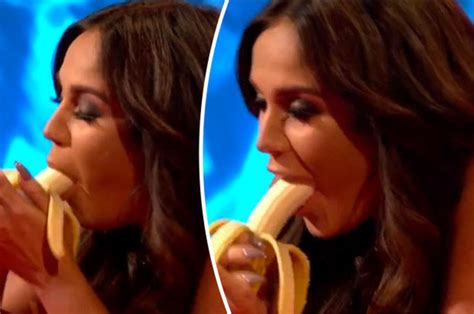 vicky pattison performs oral sex act on banana daily star
