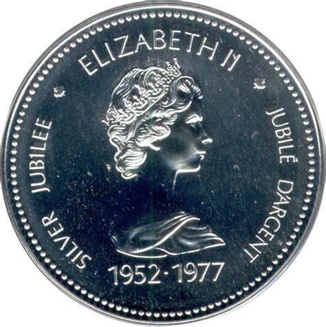 dollar elizabeth ii silver jubilee canada numista