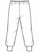 Pajama sketch template