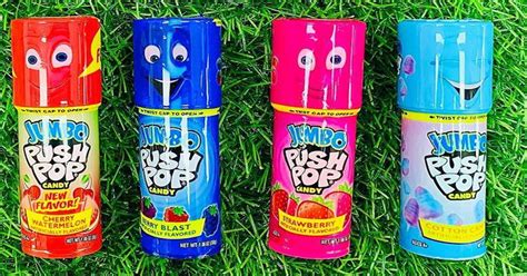 push pop history flavors commercials snack history