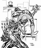 Venom Spiderman Coloring Vs Pages Spider Man Drawing Inks Printable Cartoon Deviantart Color Getdrawings Bubakids Popular Getcolorings Coloringhome Google sketch template