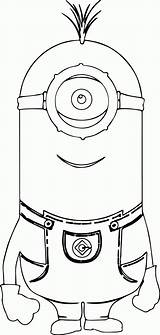 Coloring Minion Pages Stuart Minions Comments Library sketch template