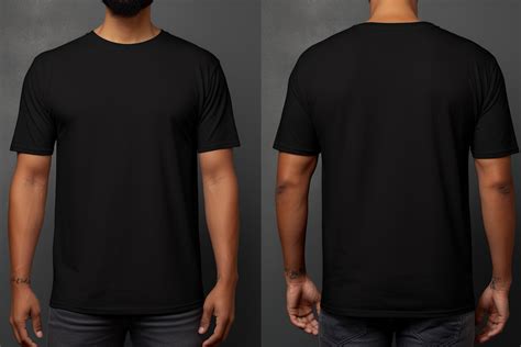 front   view   black  shirt graphic  illustrately