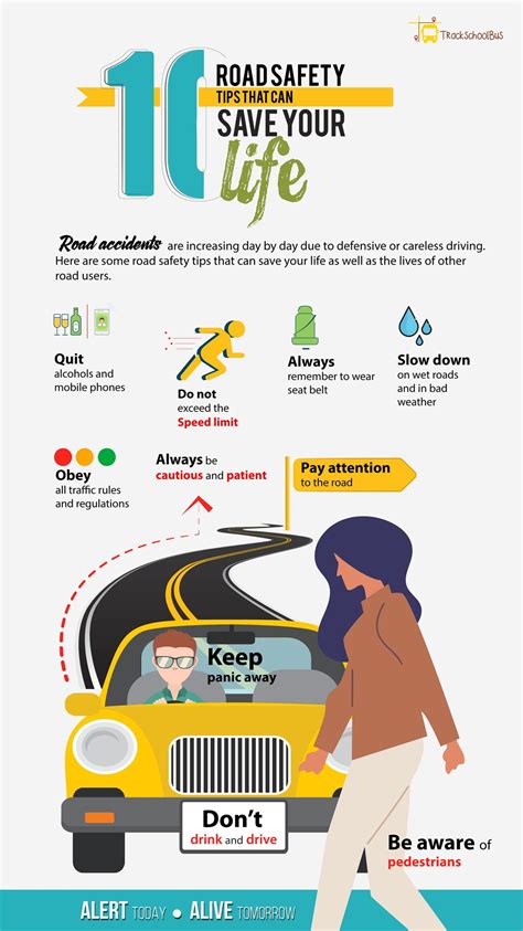 road safety tips   save  life infographic