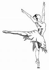 Danseuse Ballerine Ligne Bailarinas Chezcolombes Danse Ballerines Coloriages sketch template