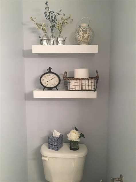 white bathroom wall shelf home inspiration