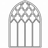 Window Coloring Gothic Windows Church Pages Glass Stained Box Kirchenfenster Die Malvorlage Luminary Drawing Grand Dies Patterns Poppystamps Cut Laser sketch template