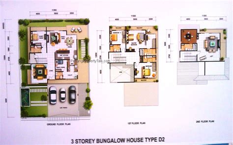 greenpark bungalow type  floorplan penang property talk