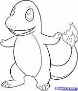 Charmander Pokemon Coloring Pages Ausmalbilder Draw Step Dragoart Drawings Drawing sketch template